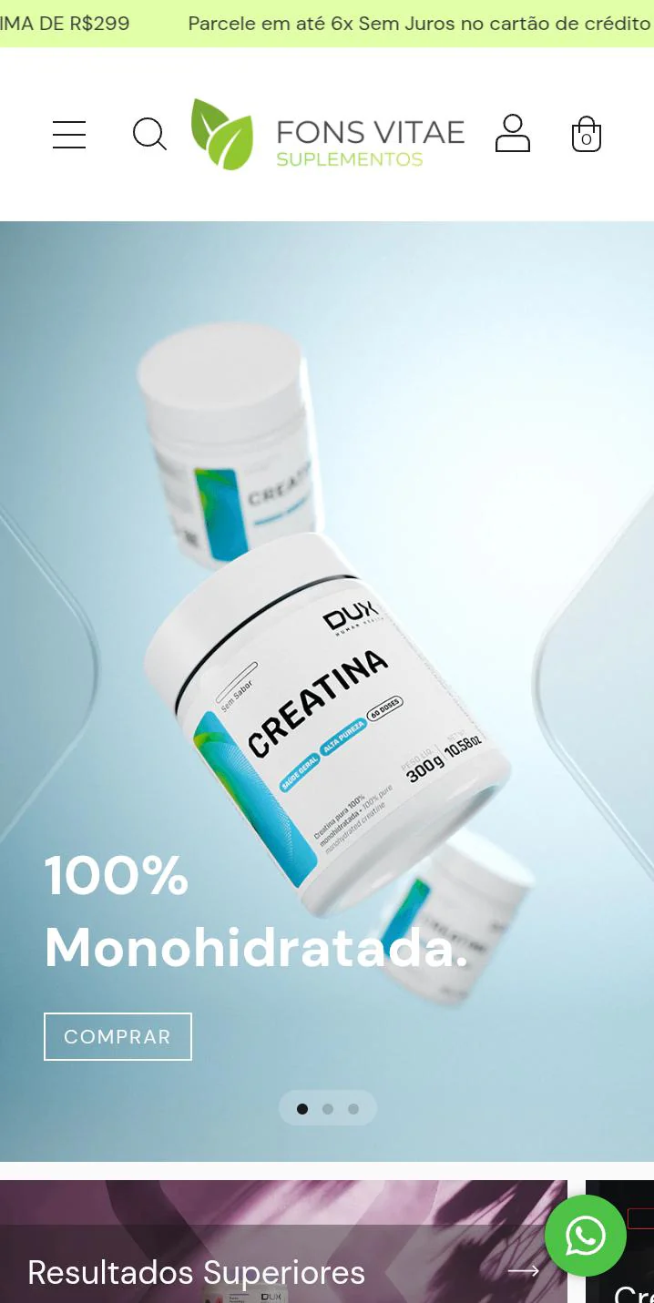 Loja de Performance — Saúde & Beleza